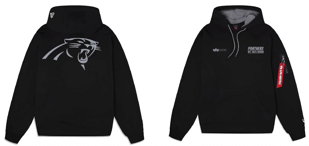 Men Carolina Panthers 2024 Nike NFL black hoodie